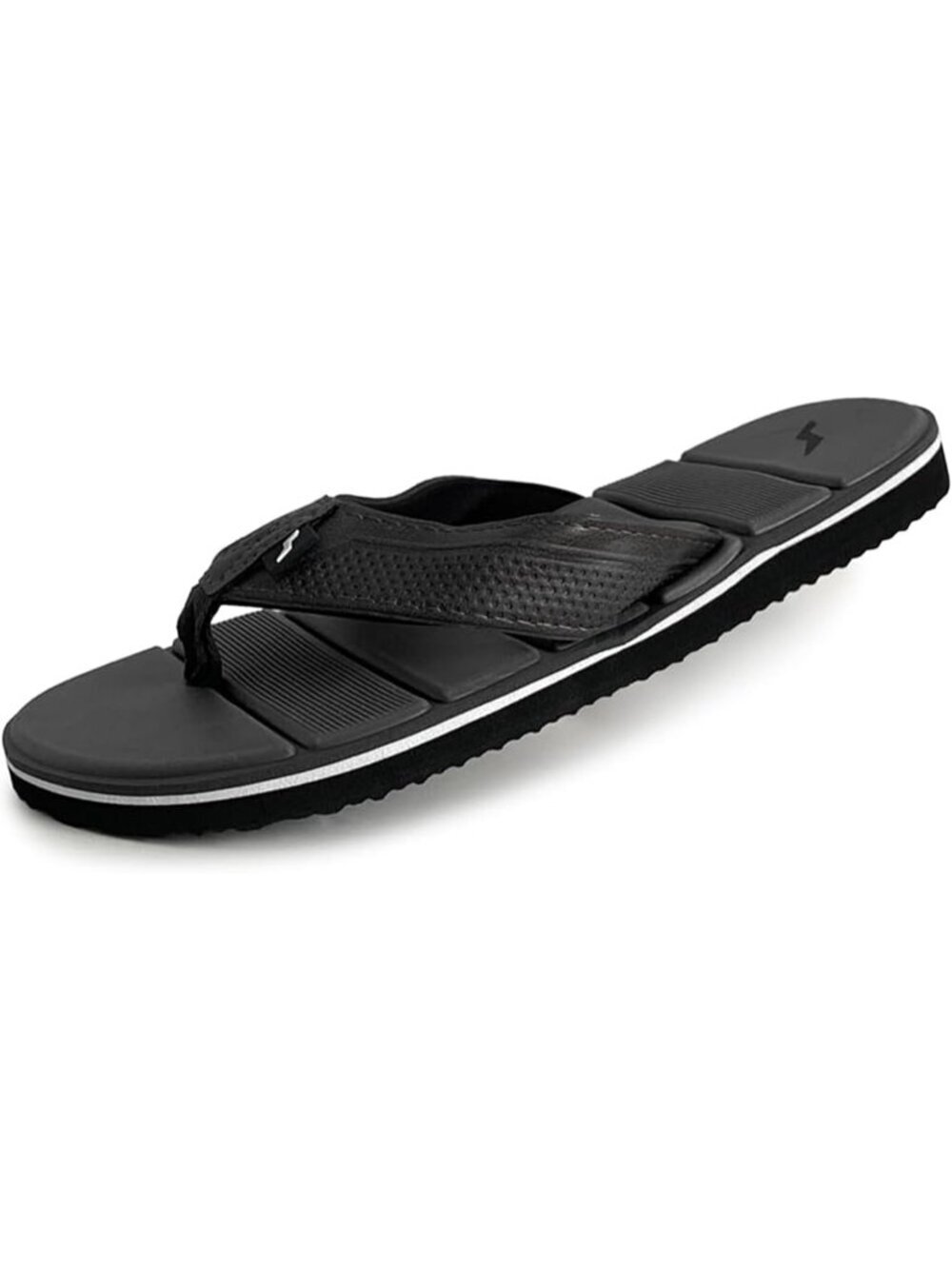 Norty Thong Men's Black Grey Footwear For Summer Comfortable Sandals Casual